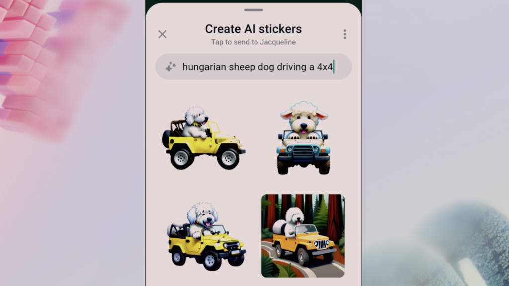 Stickers con IA