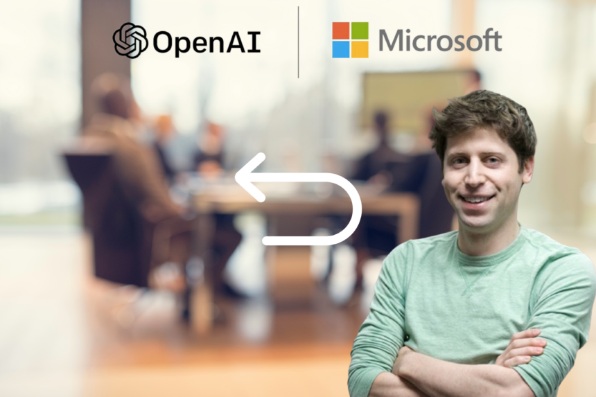 Sam Altman vuelve a Open AI