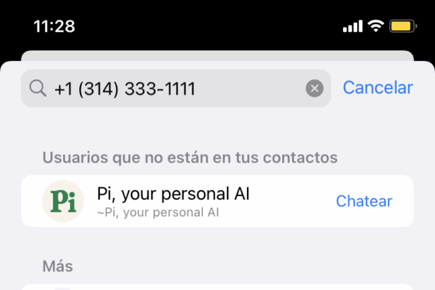 cómo acceder a Pi your personal IA desde Whatsapp
