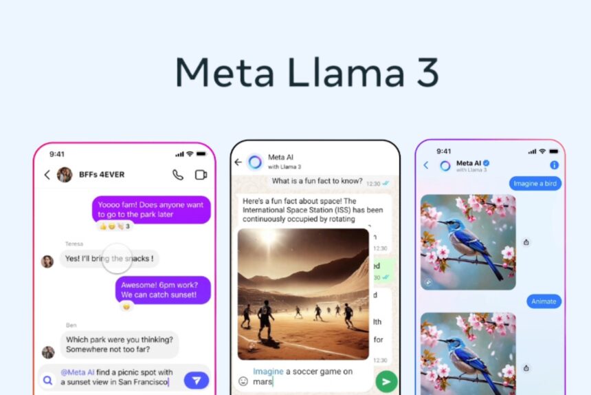 Meta lanza Llama 3 y pretende convertirse en la mejor inteligencia artificial gratis