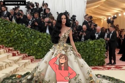 Fotos de Katy Perry hechas con IA en la gala MET hasta a su madre han troleado