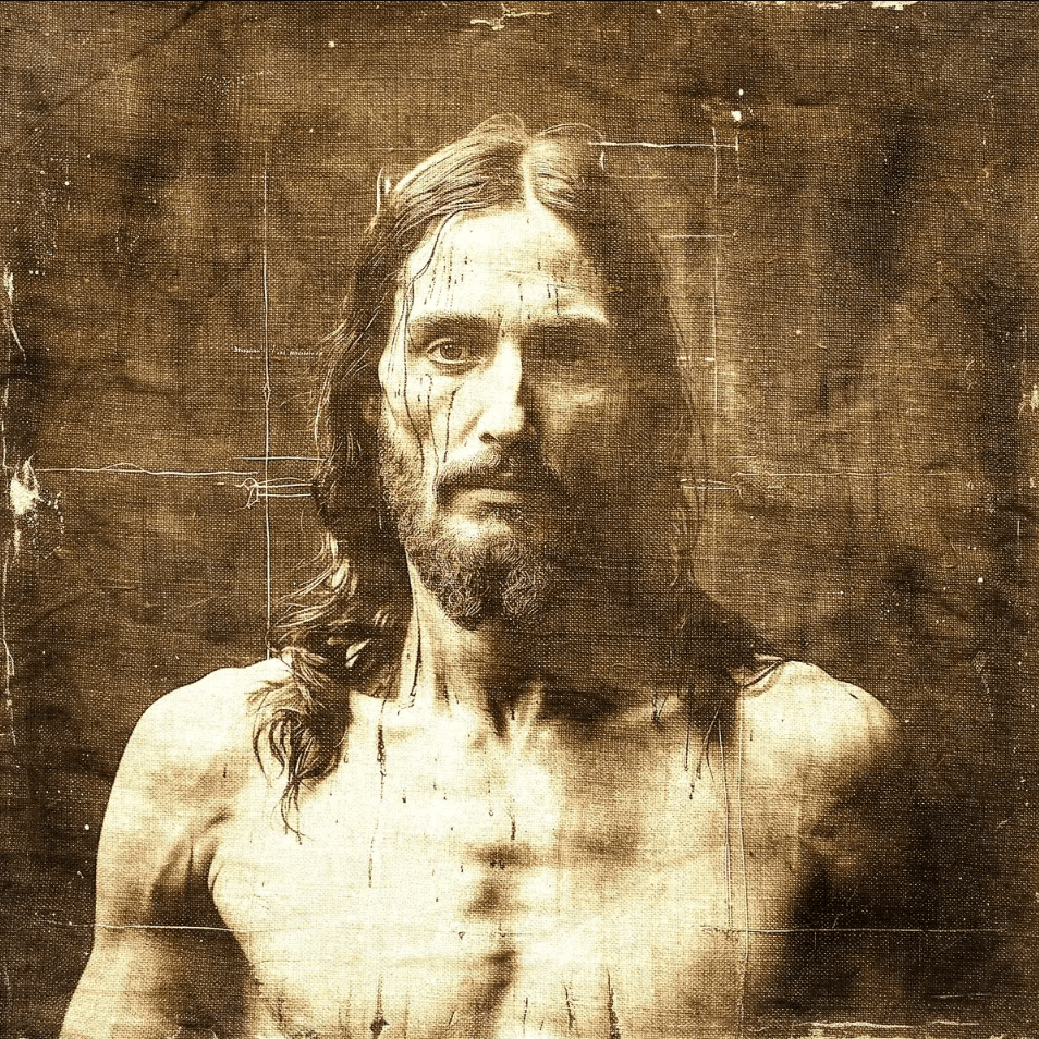 imagen de jesucristo recreada con ia