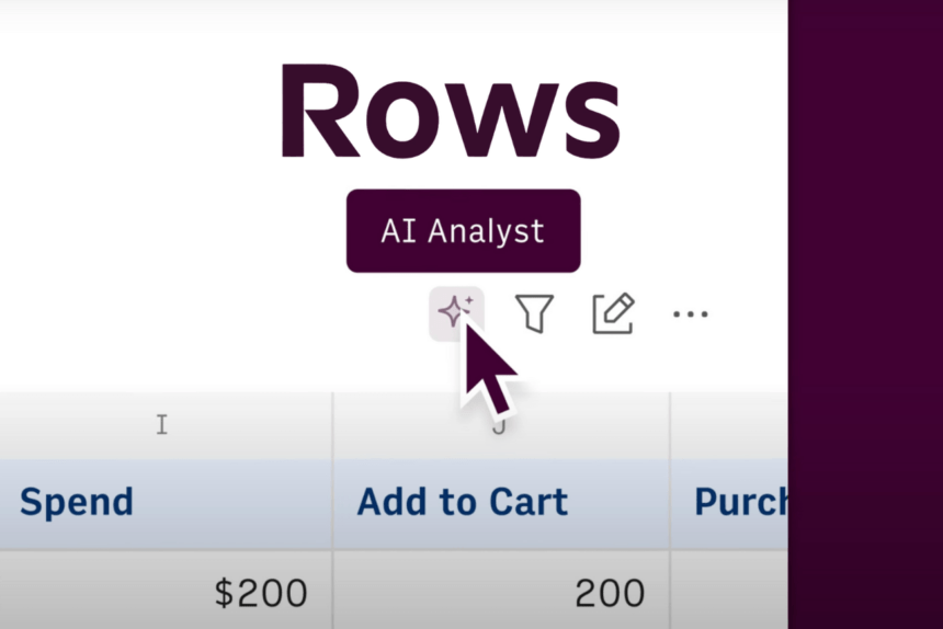 Rows AI: la mejor IA gratuita para análisis de datos